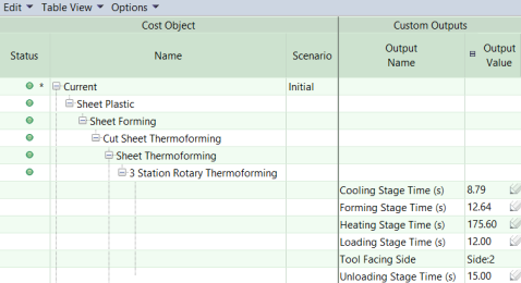 Sheet plastic custom outputs